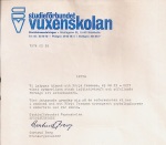 Borje Peratt vuxenskolan intyg 1974