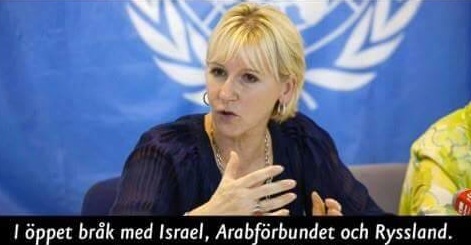 Margot Wallström svensk utrikesminister